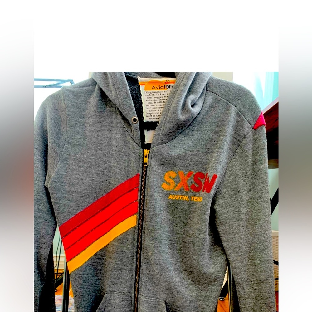 Aviator Nation hoodie sweatshirt unisex size XS